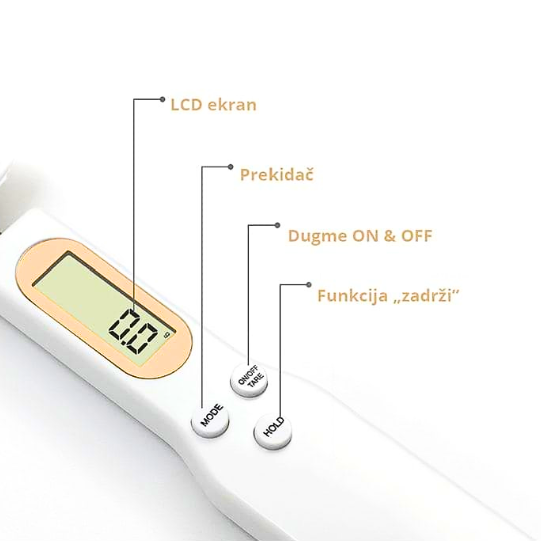 Pametna kašika - sa vagom za mjerenje